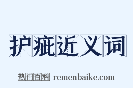 护疵近义词是什么意思的图片